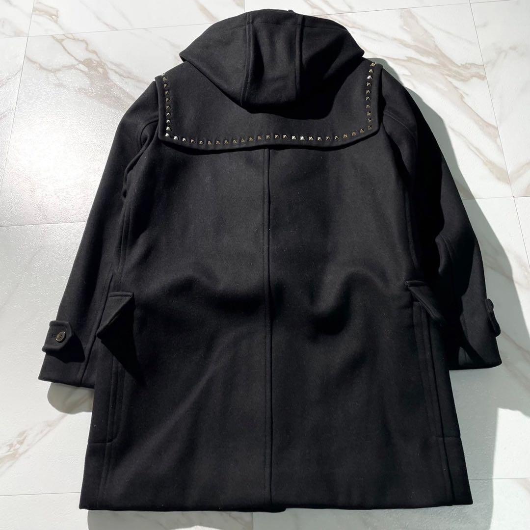 VALENTINO ヴァレンティノ　ロックスタッズ　ダッフルコート　フード付