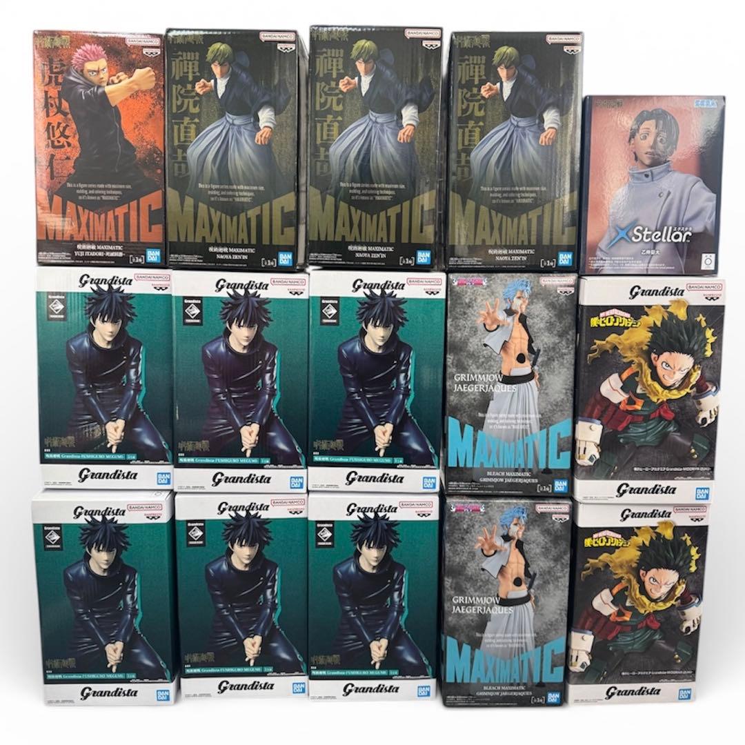 少年ジャンプ　フィギュア　呪術廻戦　BLEACH 僕のヒーローアカデミア　15点