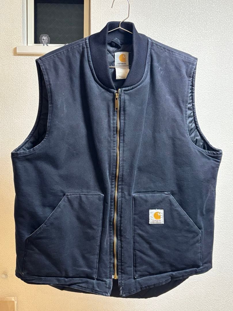 carhartt ダックベスト　XL usa製 ブラック