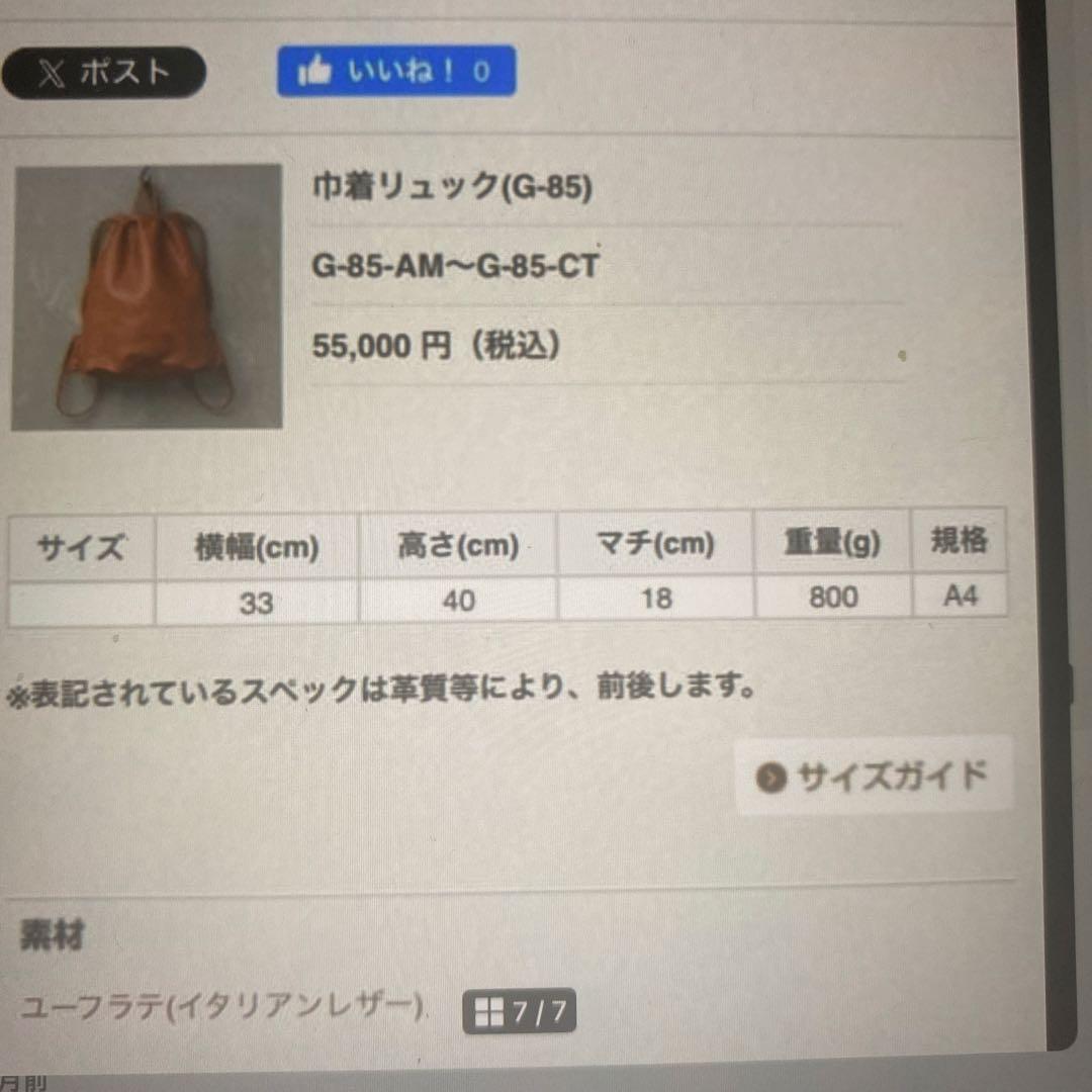 ヘルツ　オルガン　ナップサック