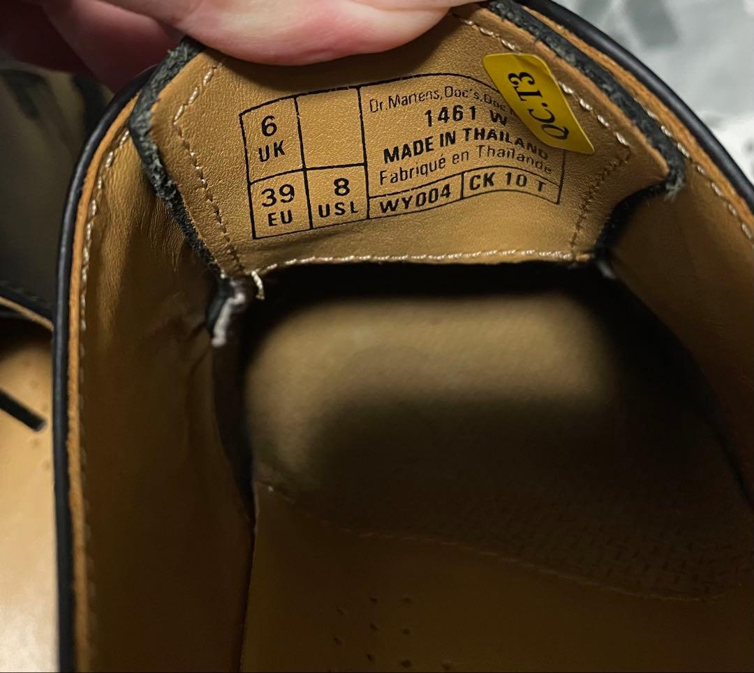 Dr. Martens ブラック 1461 3ホールシューズ UK 6