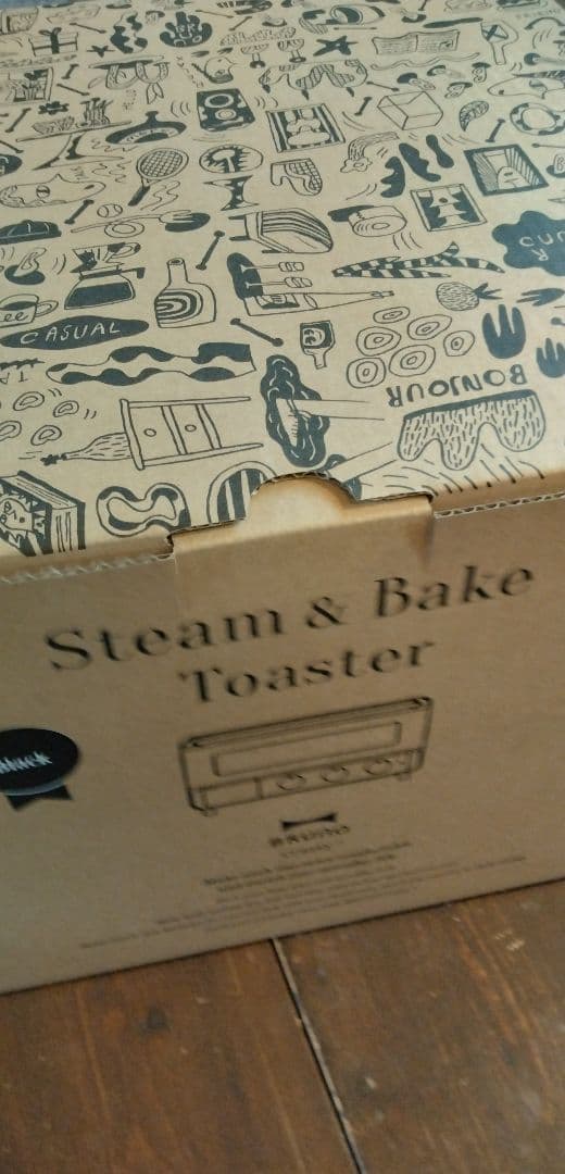 BRUNO crassyブルーノ スチーム&ベイクトースター ブラック