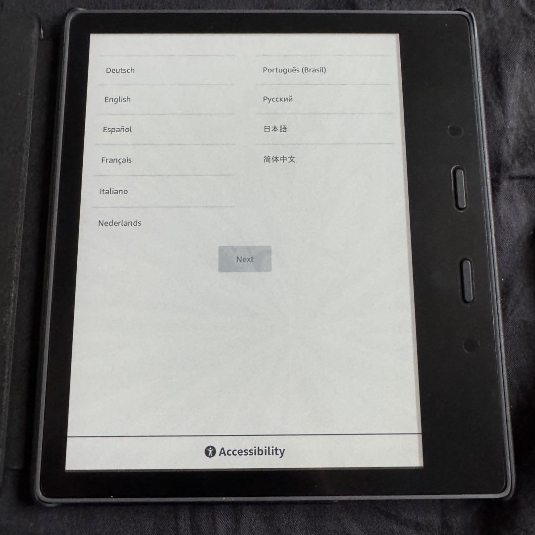【美品】kindle oasis★色調調節ライト搭載★wifi+4G★32GB