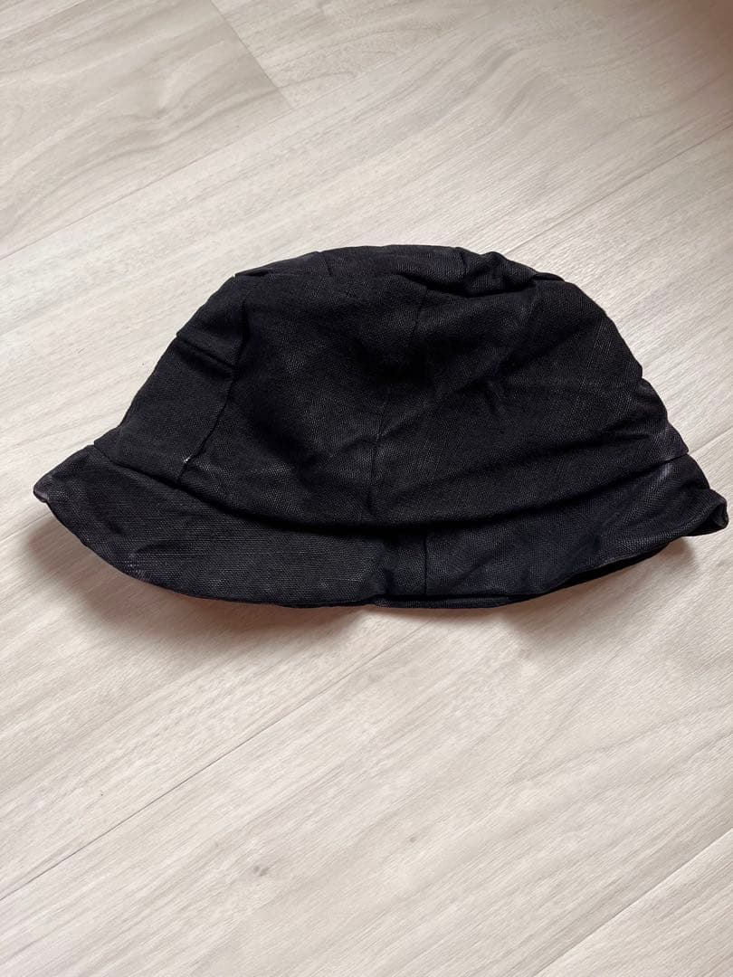 週末限定お値下げCASEY VIDALENC / ブラックリネン　バケットハット