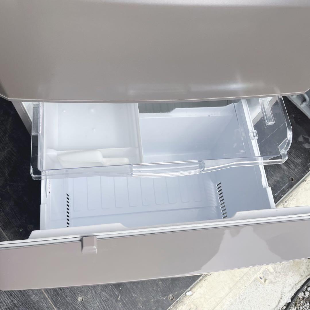 117取付無料！三菱ピンクゴールド自動製氷機付きおしゃれインテリア3ドア冷蔵庫！