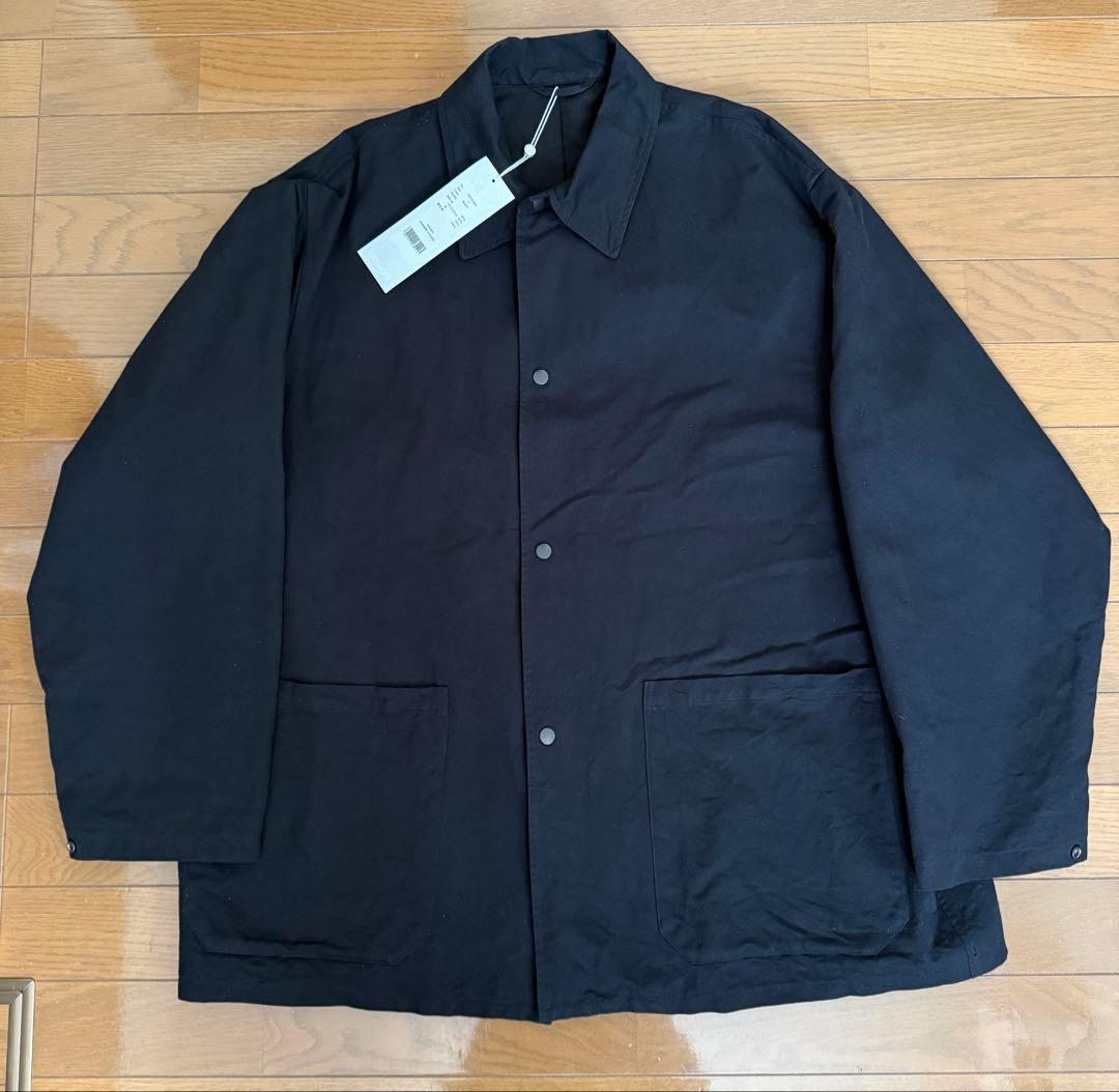 ●25AW 新品●COMOLI●ポストワークツイルジャケット●サイズ1●ブラック
