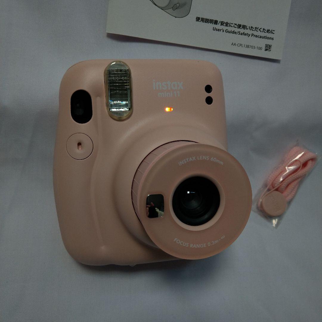 美品　FUJIFILM instax mini 11 富士　チェキ　ピンク