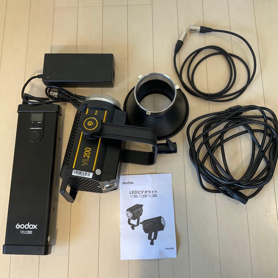 Godox VL VL200 200W LED ビデオライト