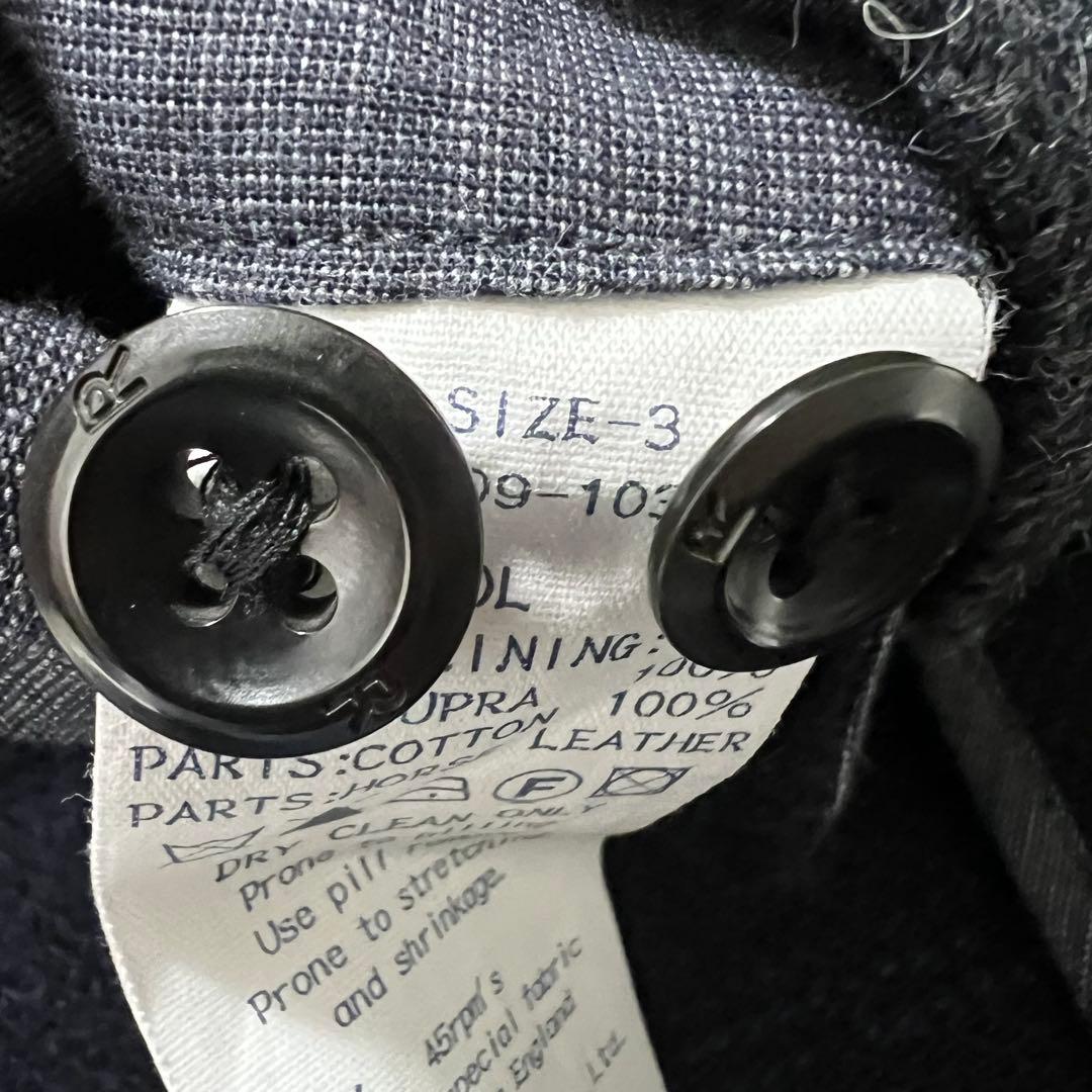 美品 45R×フォックスブラザーズ ツイード テーラードジャケット M相当3