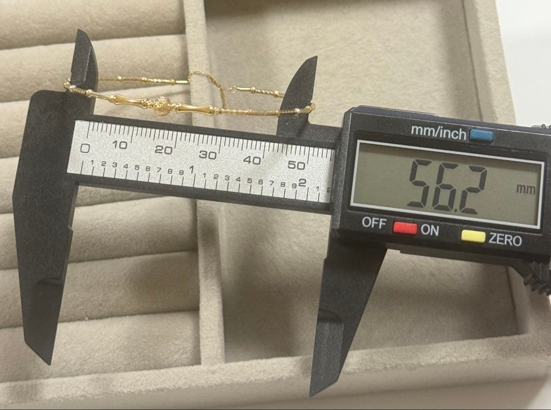 ピーチ　K18デザインバングル　ブレスレット　ミラーボール　キラキラ