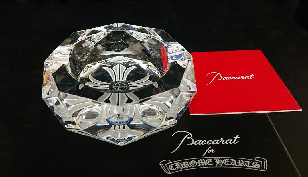 クロムハーツ バカラ CHプラス シガレットアッシュトレイ 灰皿