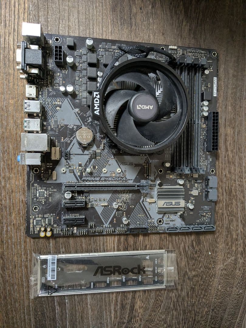 B450M-A ＋Ryzen5 3500 ＋リテールクーラー　3点