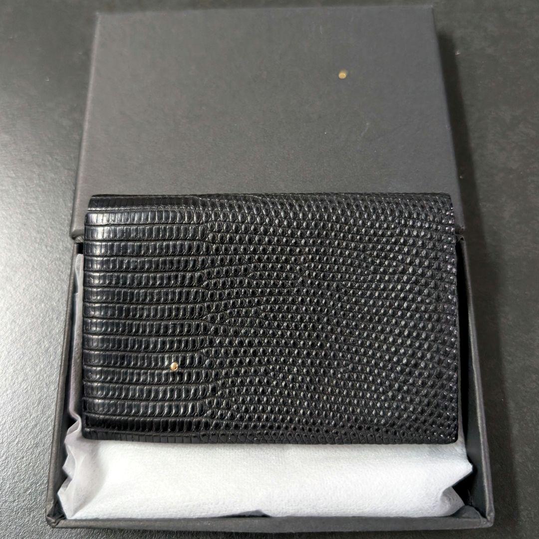 希少 TMBH カードケース リザード ブラック 美品