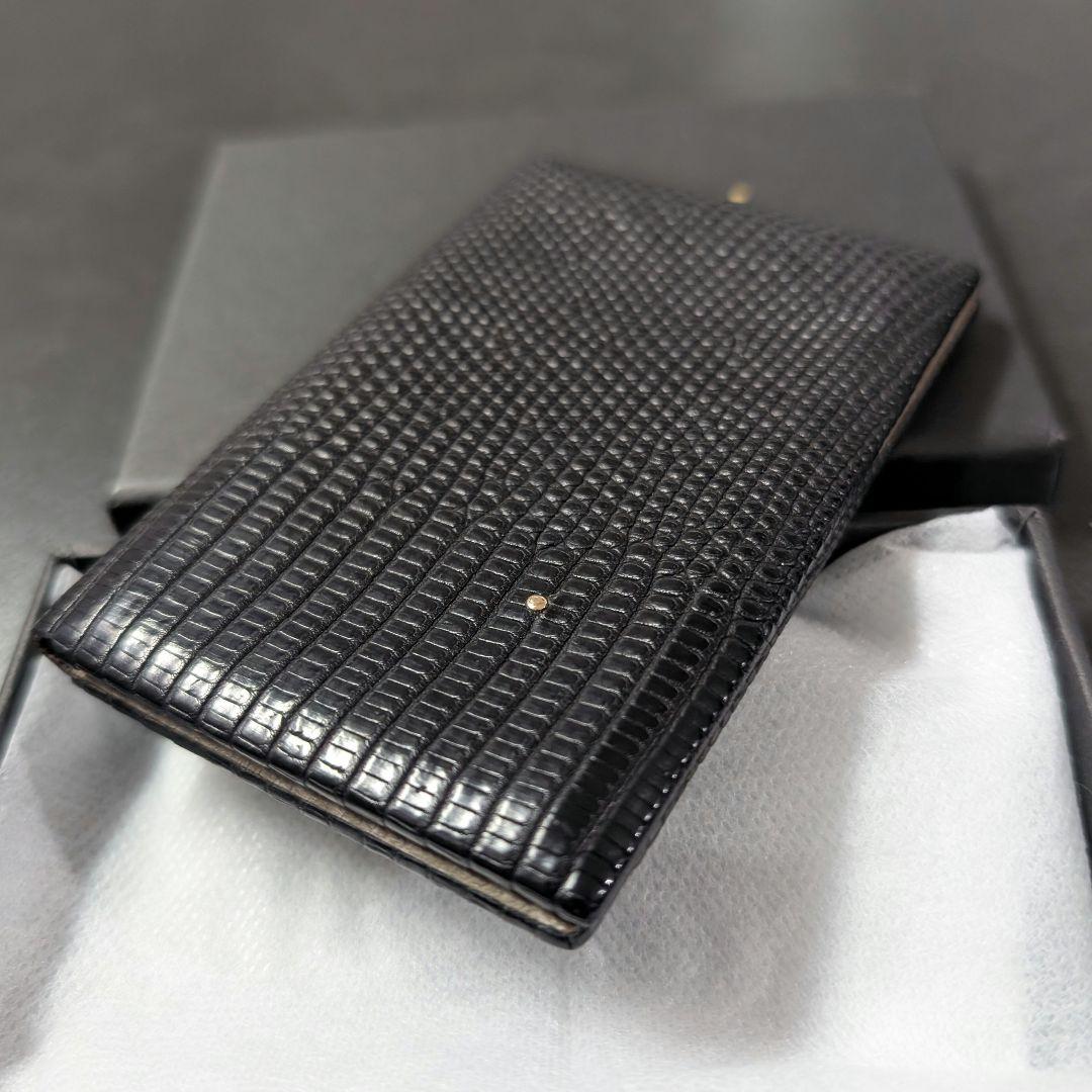 希少 TMBH カードケース リザード ブラック 美品