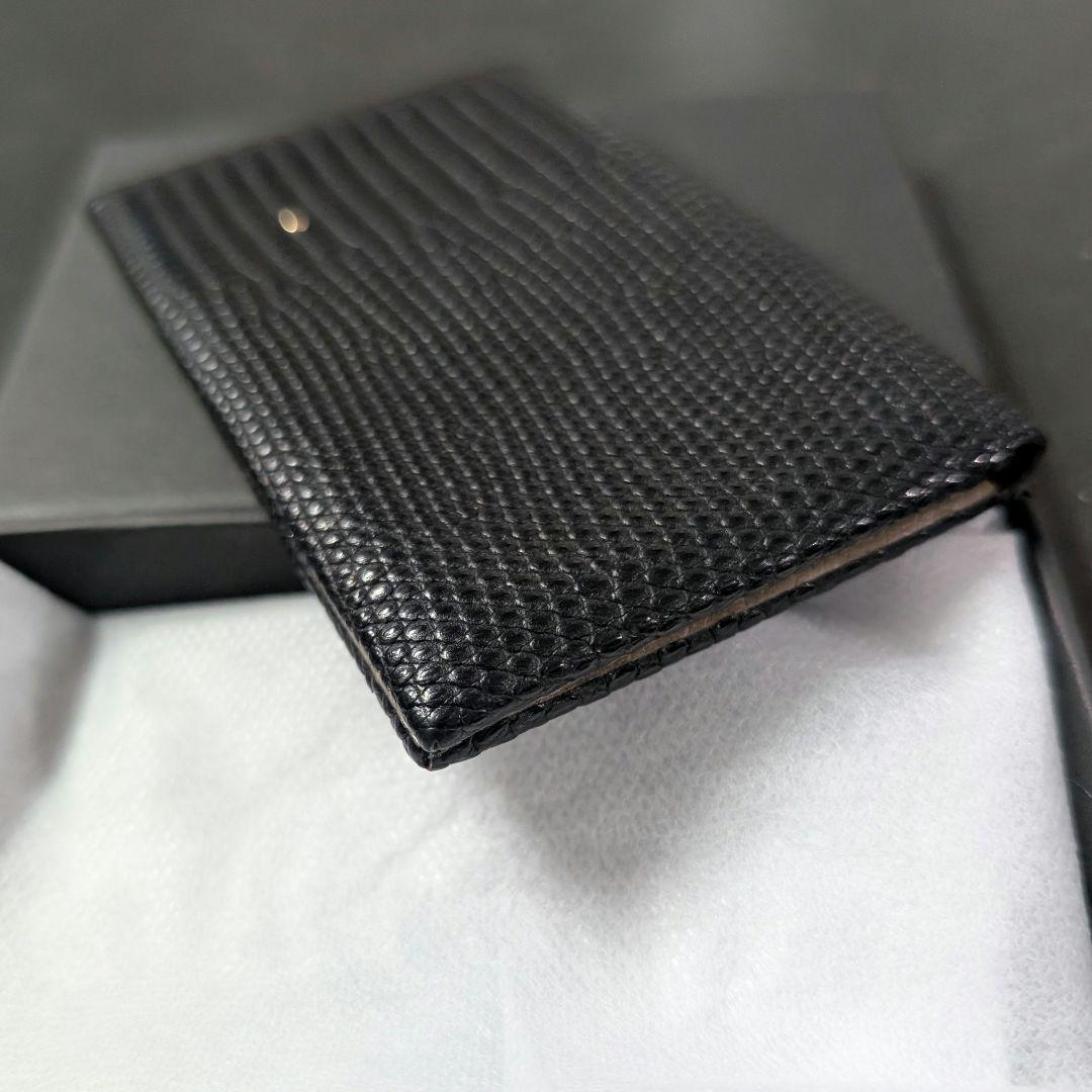 希少 TMBH カードケース リザード ブラック 美品