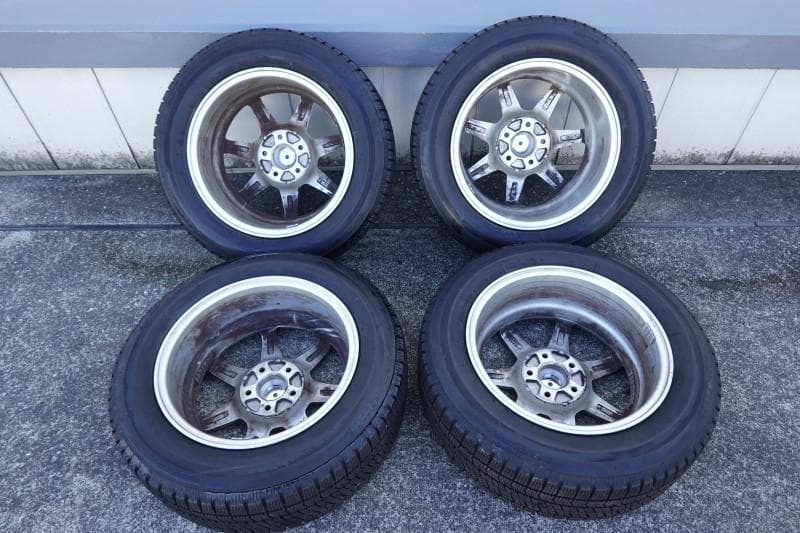 3日間限定値下げ激安バリ山ブリザックスタッドレス2023年4本BMW218i使用