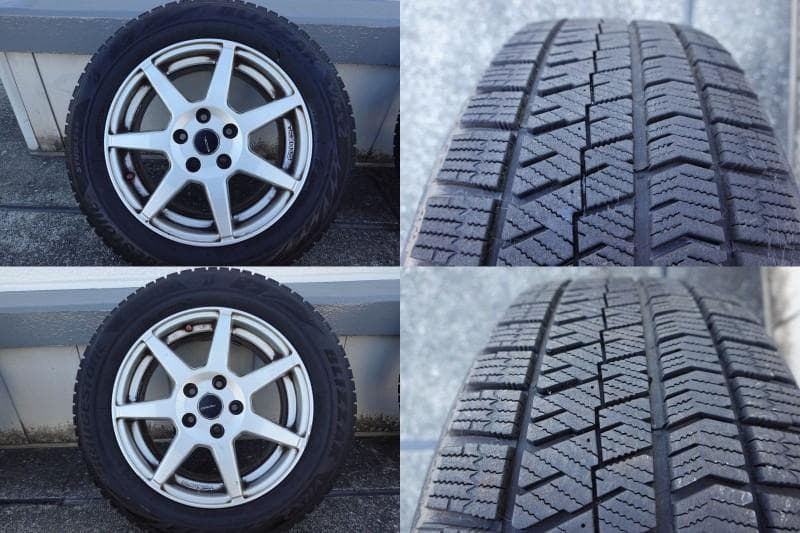 3日間限定値下げ激安バリ山ブリザックスタッドレス2023年4本BMW218i使用