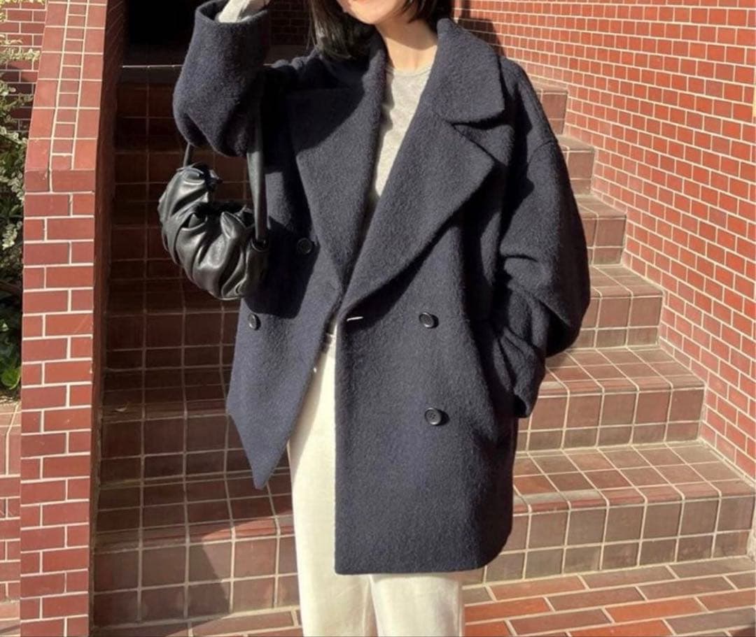 ジャケット・アウター CLANE / OVER LINE DOUBLE COAT