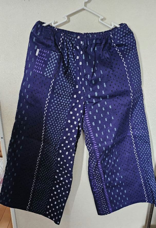 SOU・SOU　広形もんぺ　トリコット織　霰縞（あられじま）