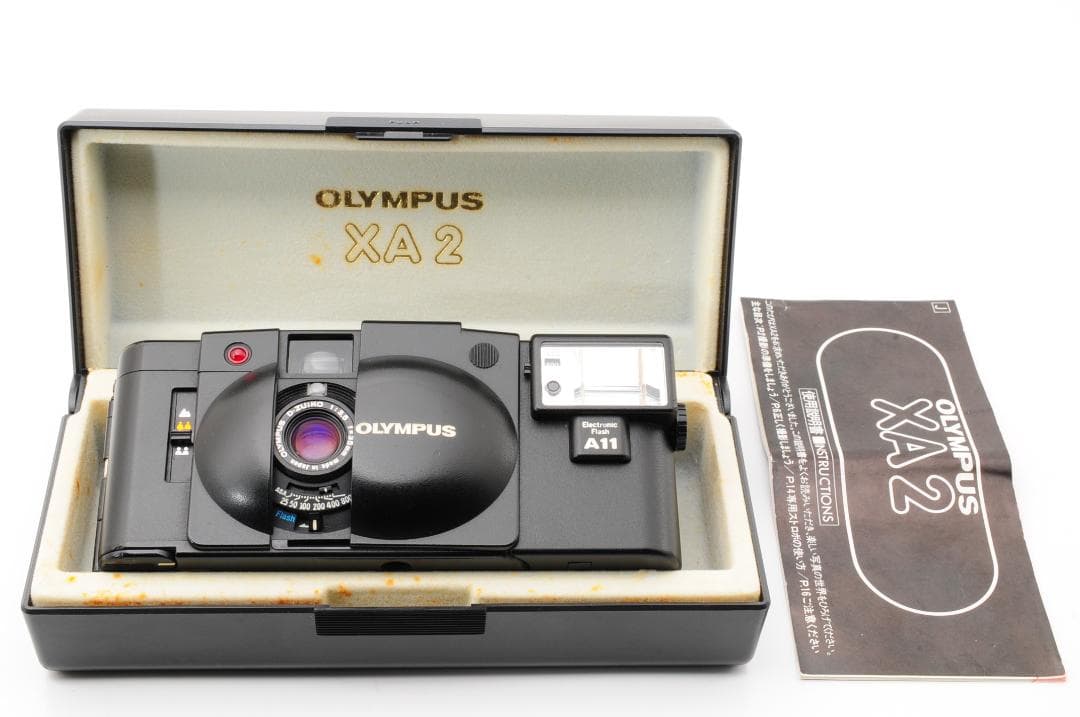 【訳アリ 美品 ケース付き】オリンパス OLYMPUS XA A11 #265