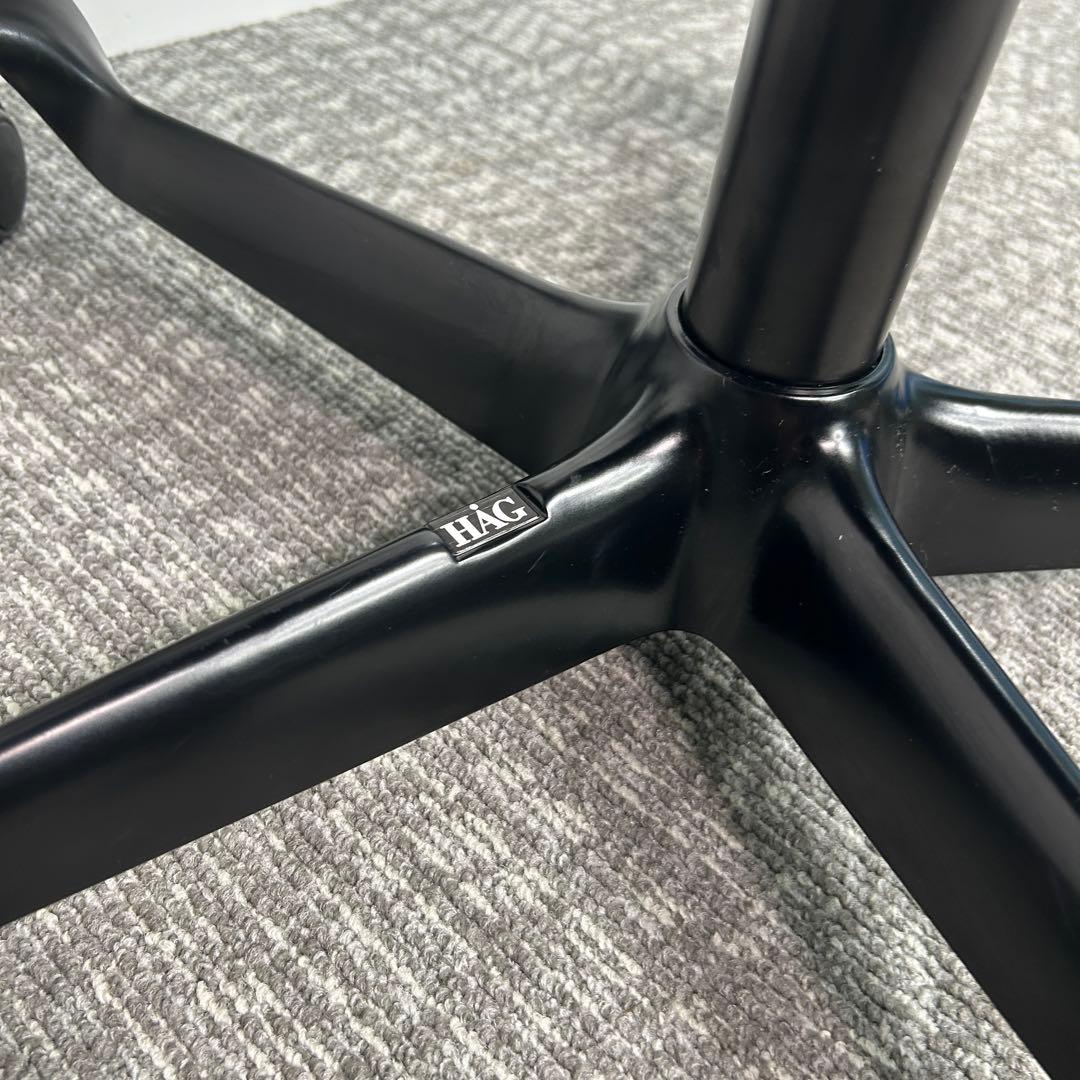 【A】オフィスチェア HAG Capisco ホーグ カピスコ 布張 　ブラック