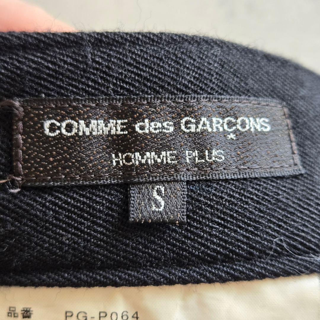 COMME des GARÇONS HOMME PLUS ブラックウールパンツ