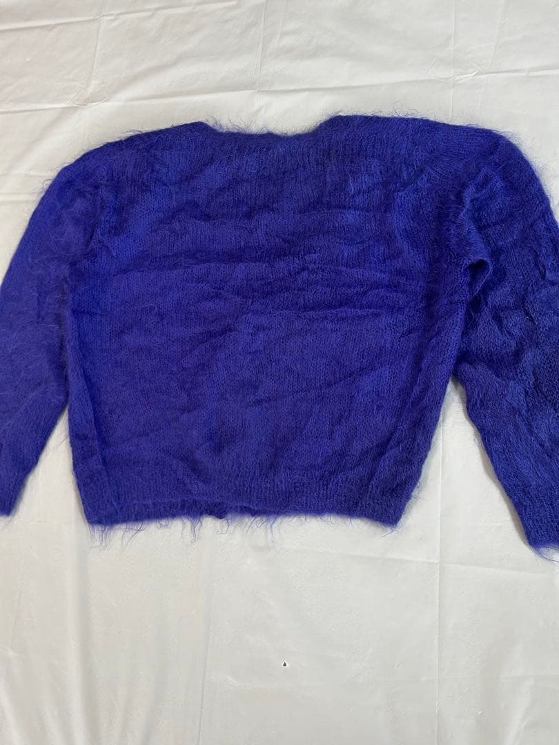 60〜70s モヘアカーディガン シャギーニット 毛足長