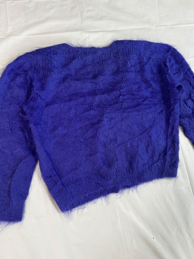 60〜70s モヘアカーディガン シャギーニット 毛足長