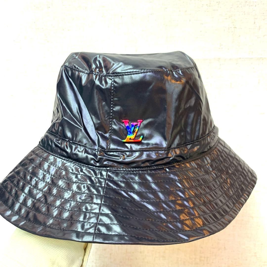 ルイヴィトン　レインボーLVロゴ　ボブ　トランスフォーマブルハット MP2877