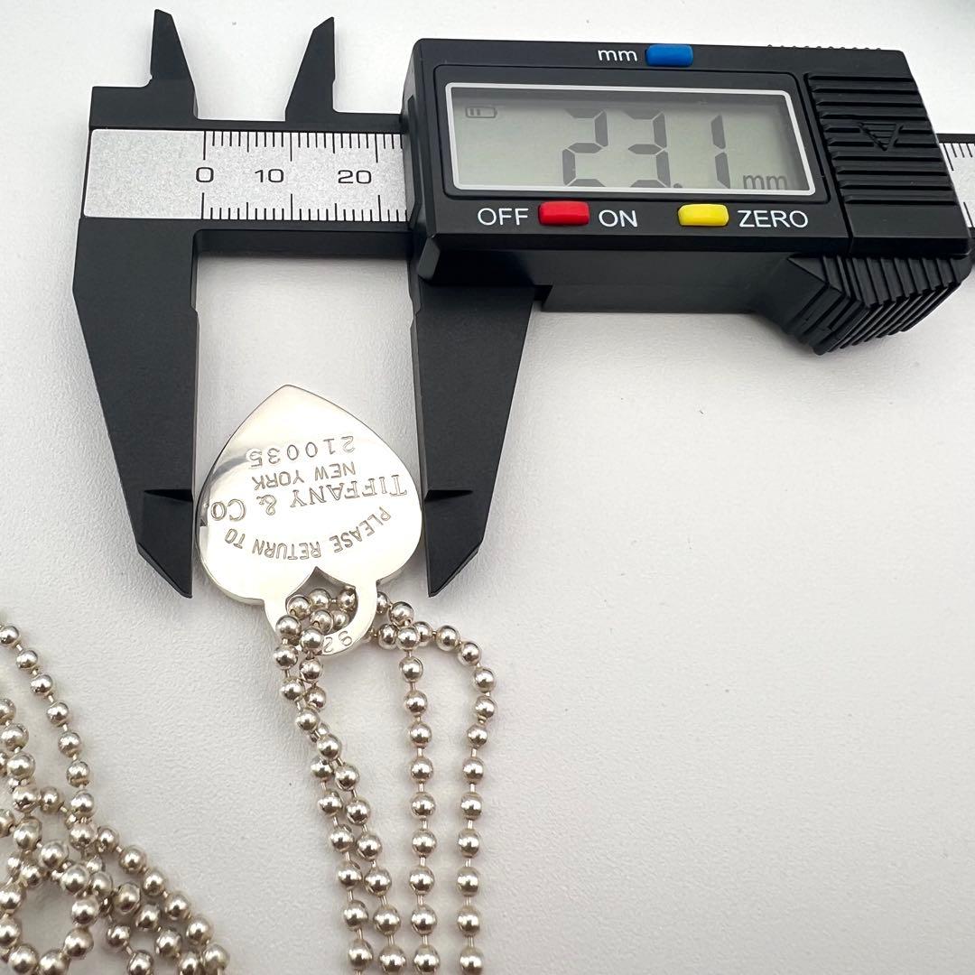 【美品】TIFFANY&Co.（ティファニー） リターントゥ ハートタグ 925