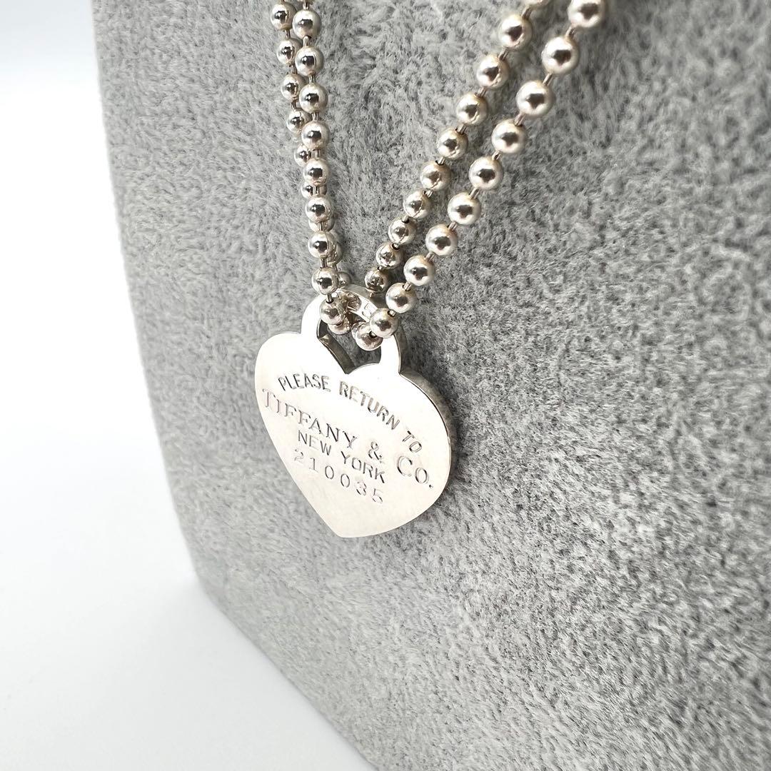 【美品】TIFFANY&Co.（ティファニー） リターントゥ ハートタグ 925