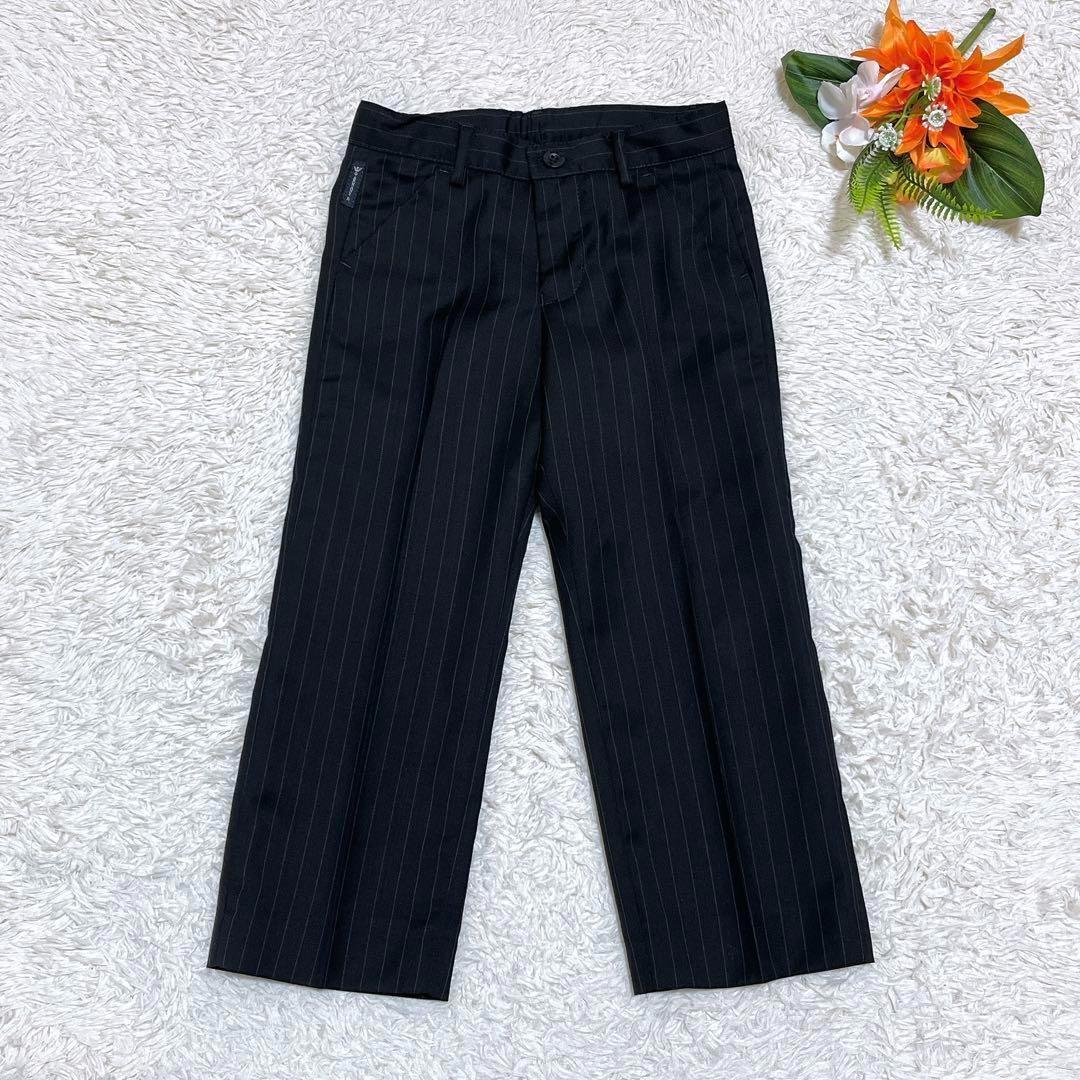 極美品✨アルマーニジュニア　スーツセットアップ　ストライプ　100cm　3A