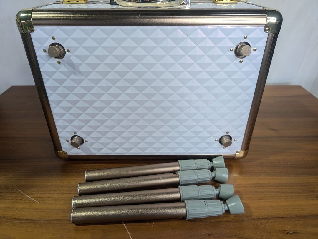 （M.H）Franc Franc ハリウッドボックス ホワイト ・ジャンク品