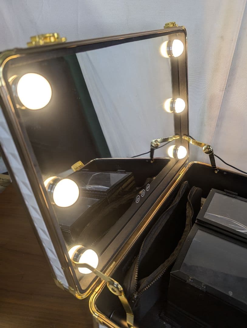 （M.H）Franc Franc ハリウッドボックス ホワイト ・ジャンク品