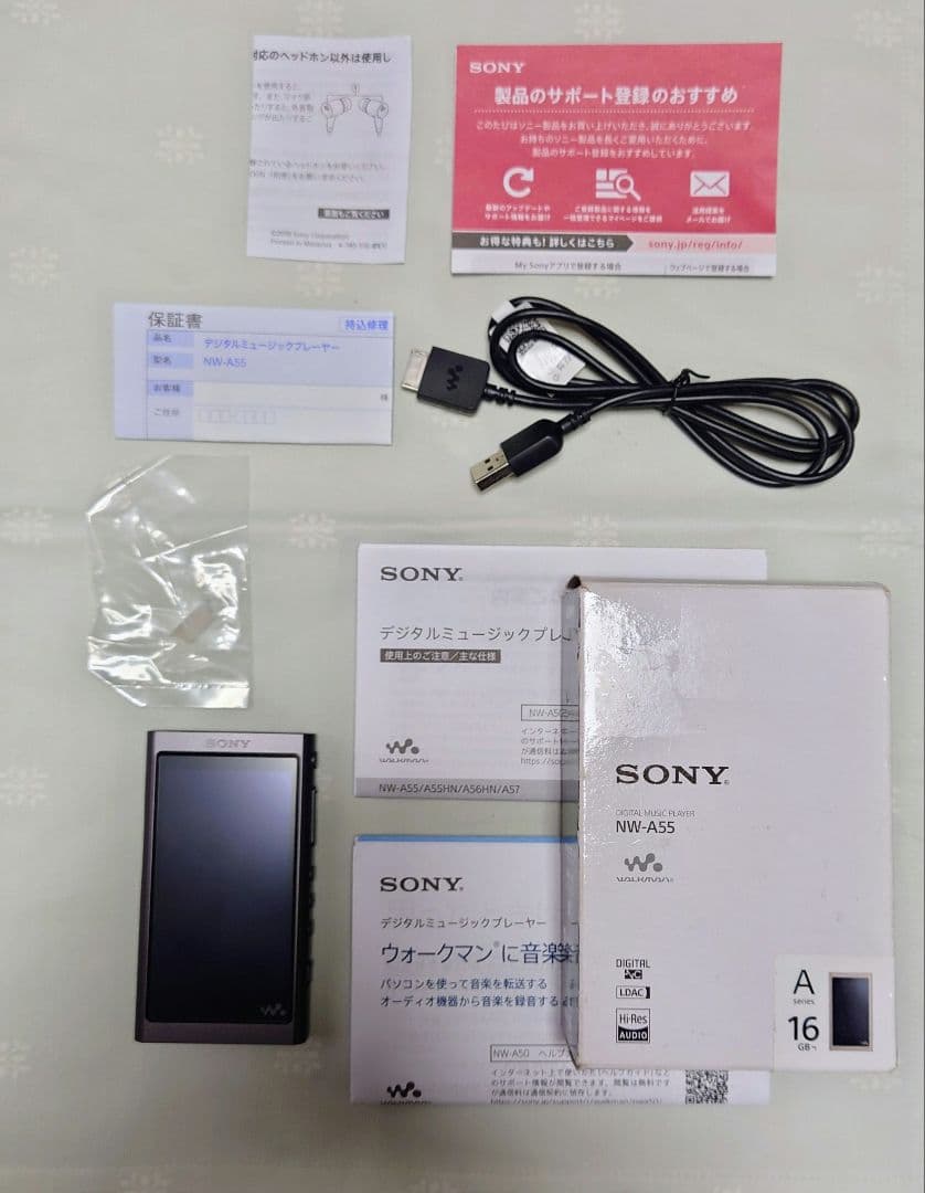未使用級 SONY ウォークマン NW-A55 16GB