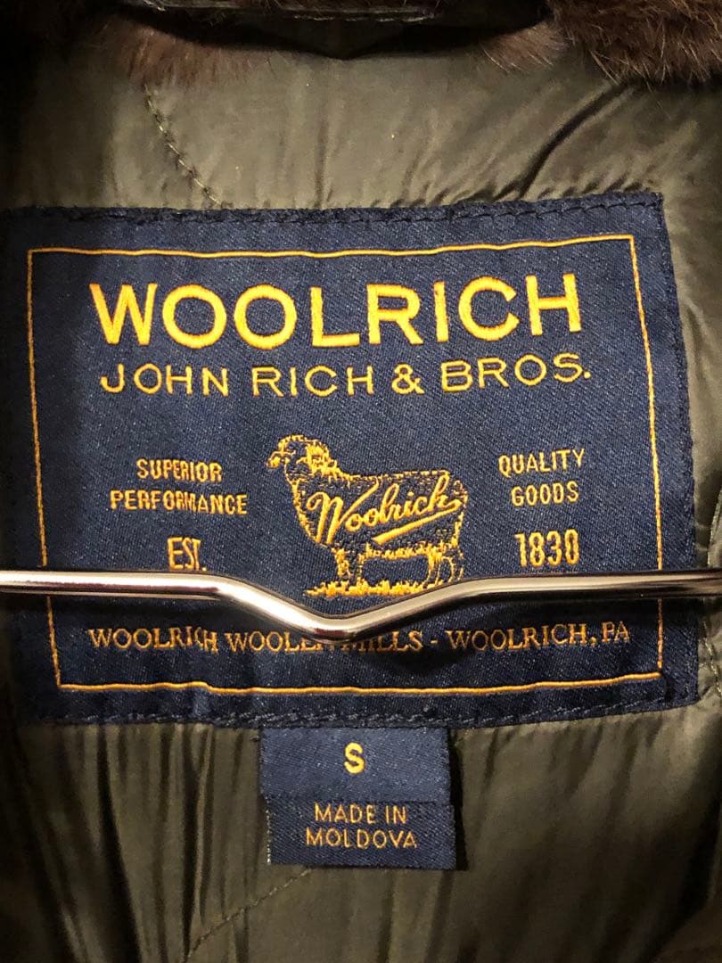 WOOLRICH ファー付きモッズコート Sサイズ