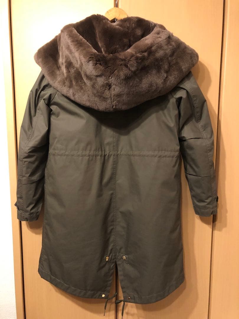 WOOLRICH ファー付きモッズコート Sサイズ
