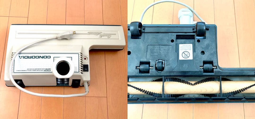 【昭和レトロ】掃除機 CONCORDIAコンコーディア E-2000 取説書付