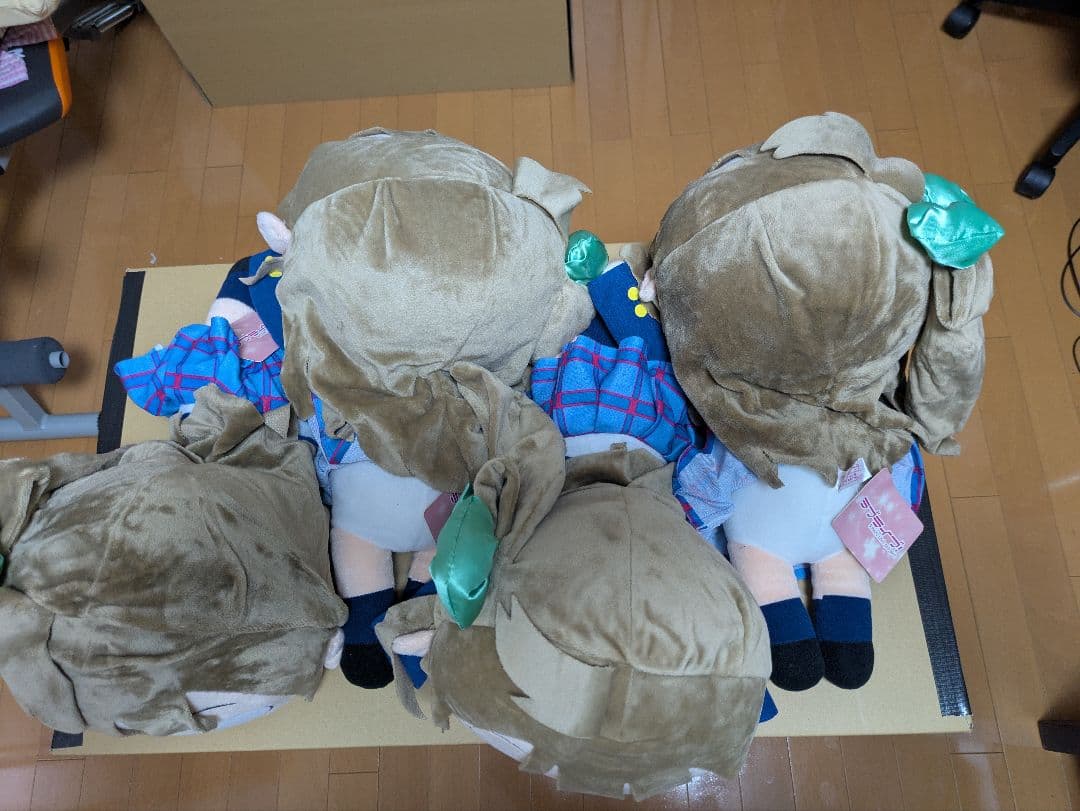 ラブライブ! 南 ことり　ジャンボ寝そべりぬいぐるみ 8体まとめ売り