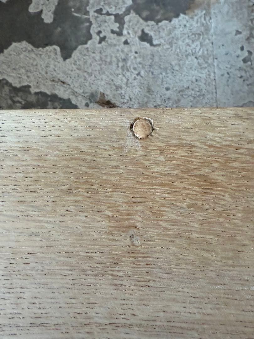 ビンテージ ベッドサイドドロワーキャビネット　ベッドサイドテーブル 剥離