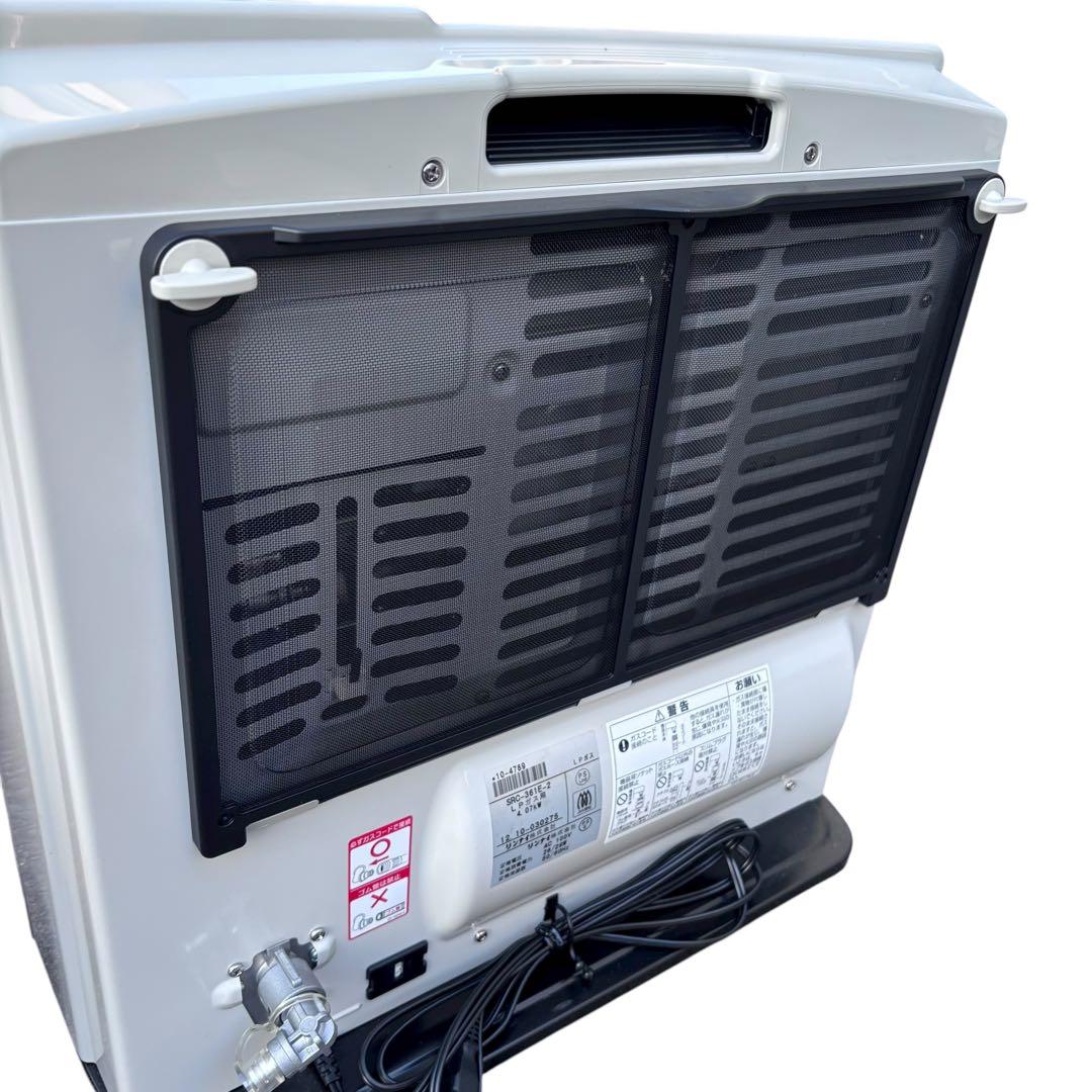 【箱有】リンナイ　LP プロパンガス仕様　 ガスファンヒータ　ホース付き