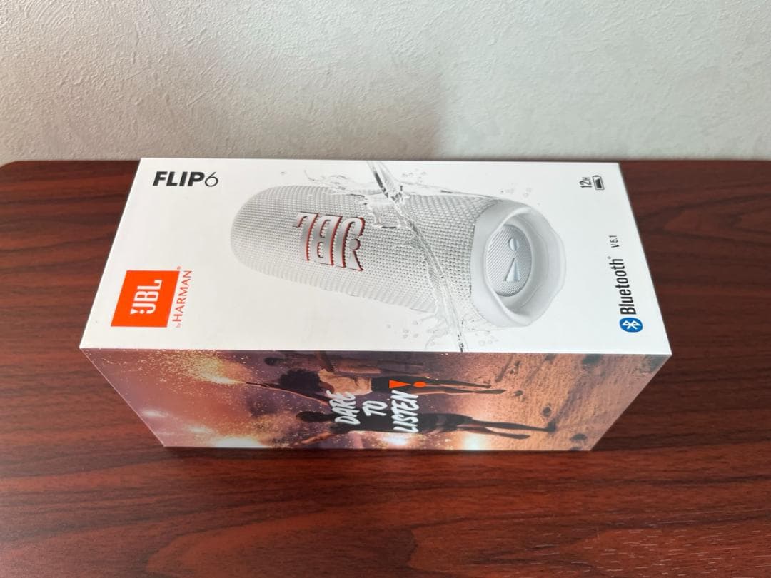 【美品】JBL FLIP6 ワイヤレススピーカー ホワイト
