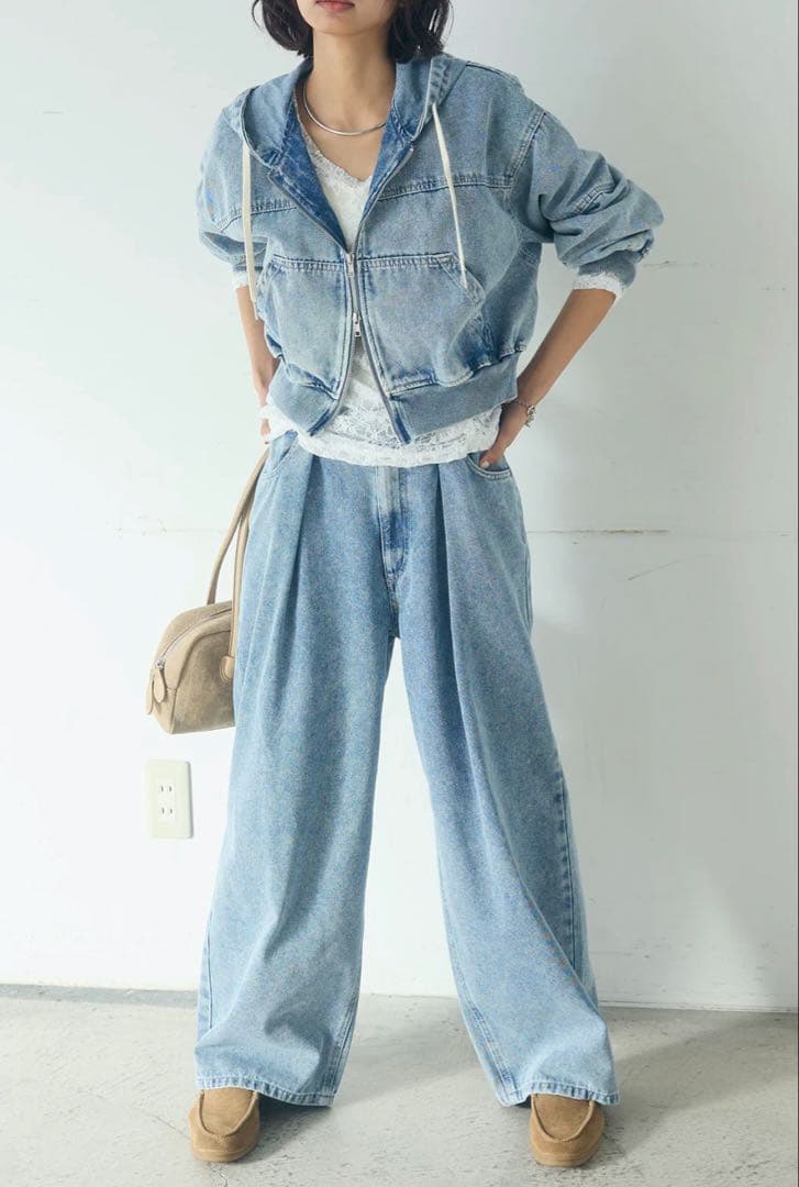 Ma様 デニムパーカー デニムパンツ