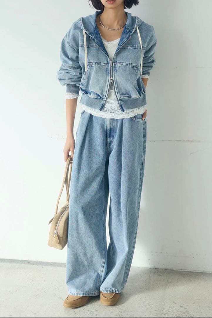 Ma様 デニムパーカー デニムパンツ