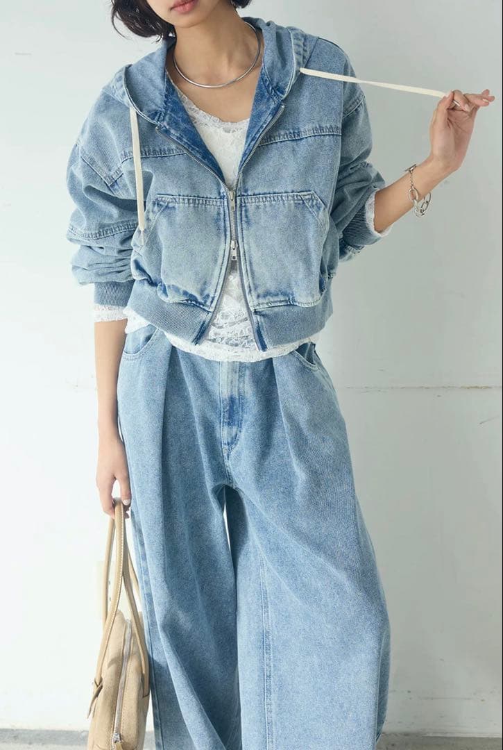 Ma様 デニムパーカー デニムパンツ