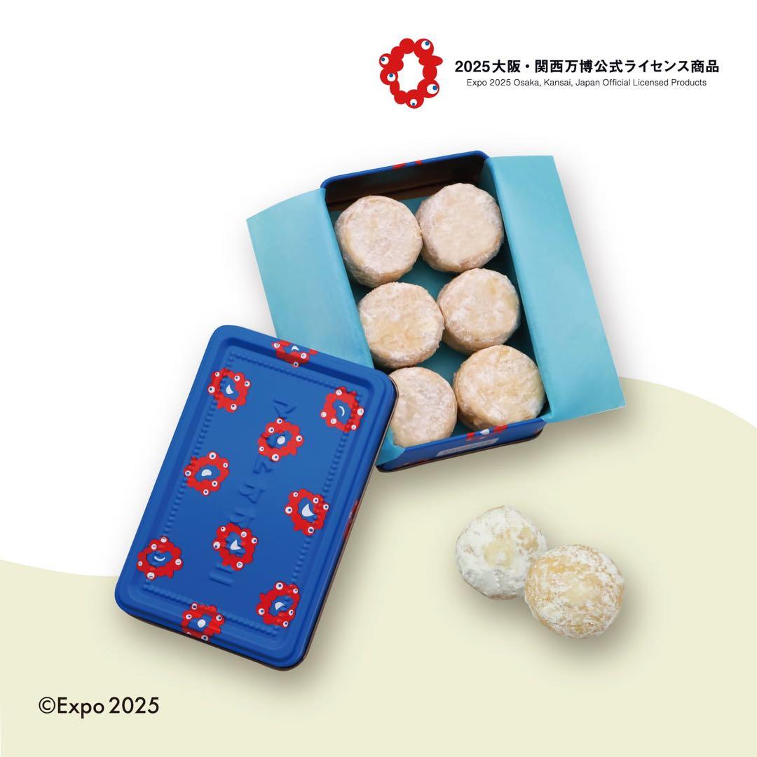 2025大阪・関西万博缶　マイドオオキニ　ミャクミャク　太陽ノ塔　クッキー