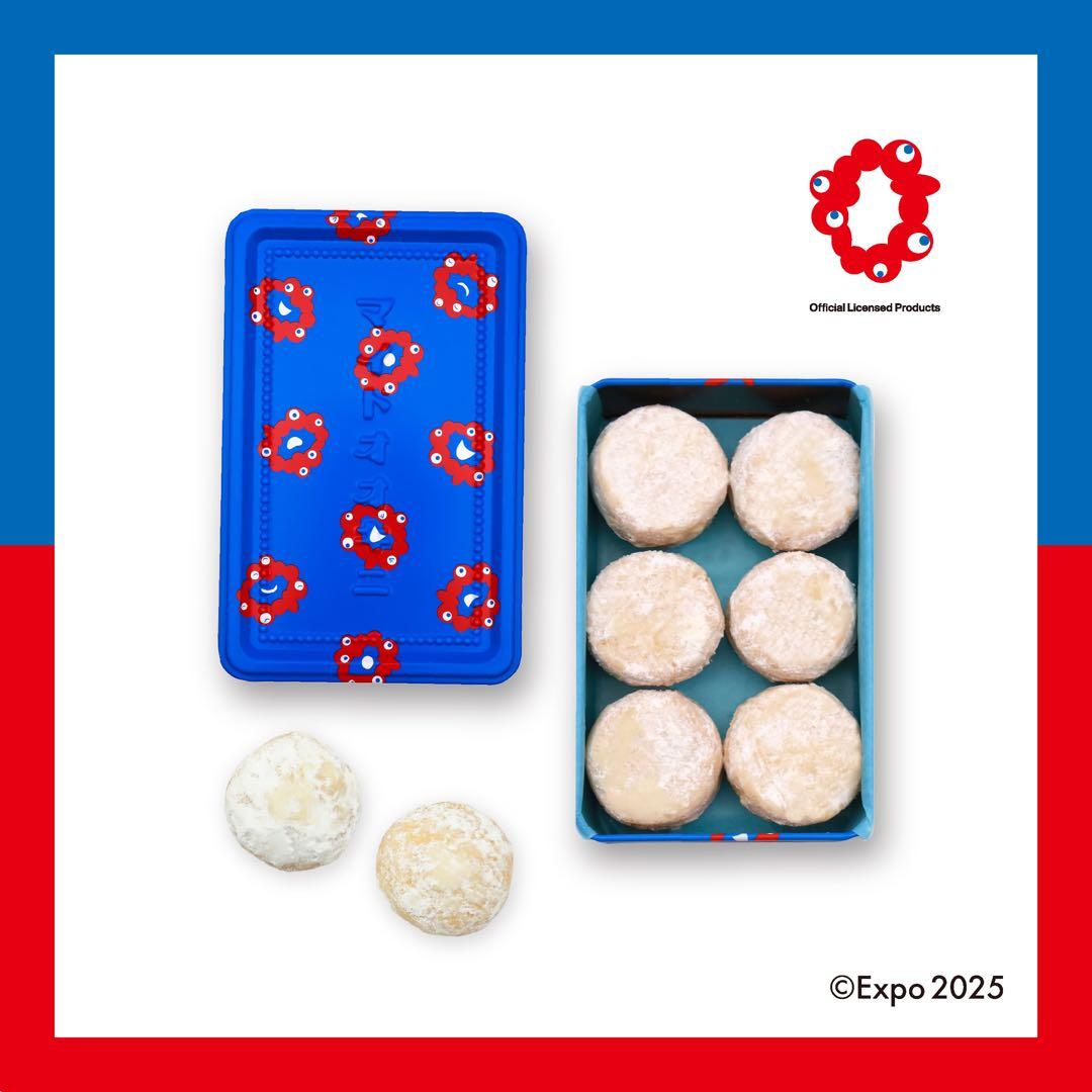 2025大阪・関西万博缶　マイドオオキニ　ミャクミャク　太陽ノ塔　クッキー