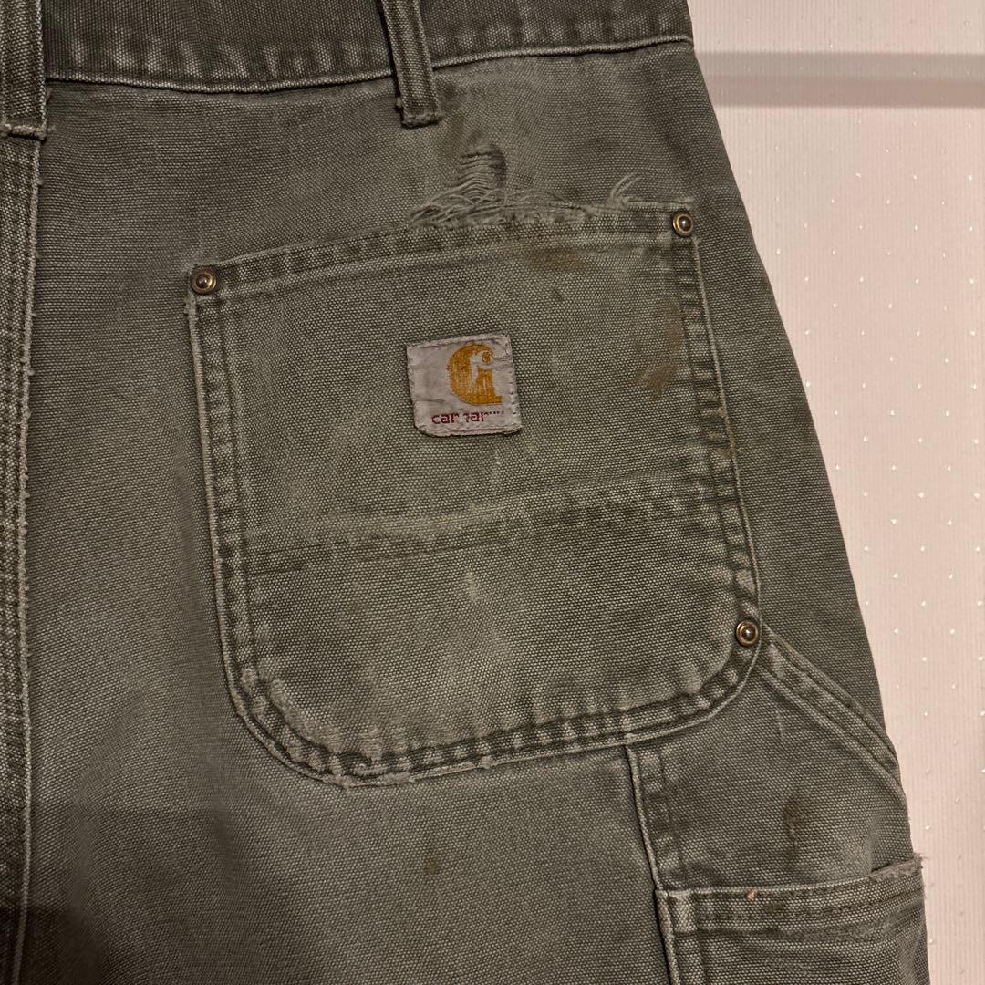 n*e様 Carhartt ダブルニー ペインターパンツ カーキ色 34×30