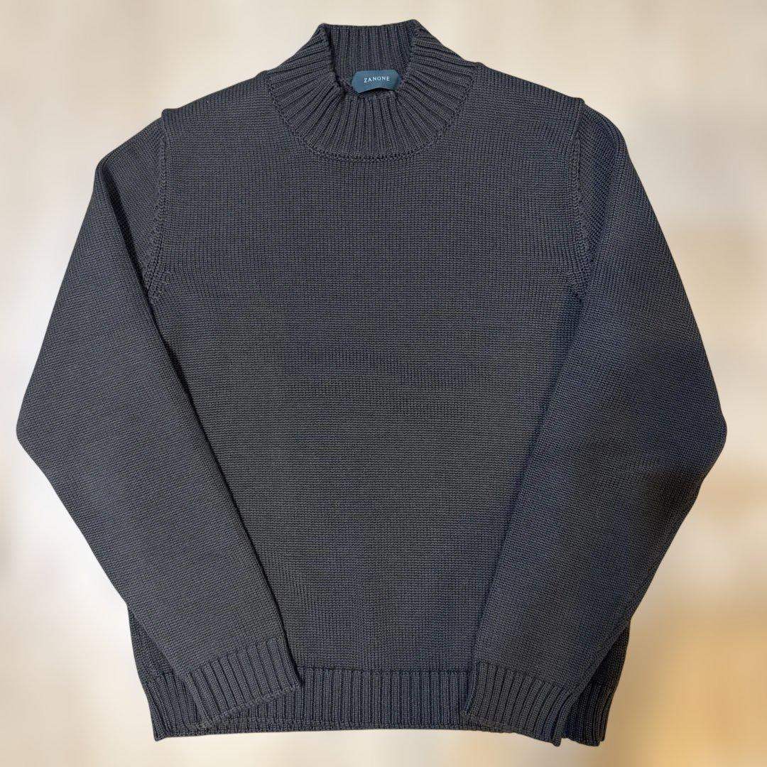 Zanone ザノーネ モックネック ニット ブラウン 美品