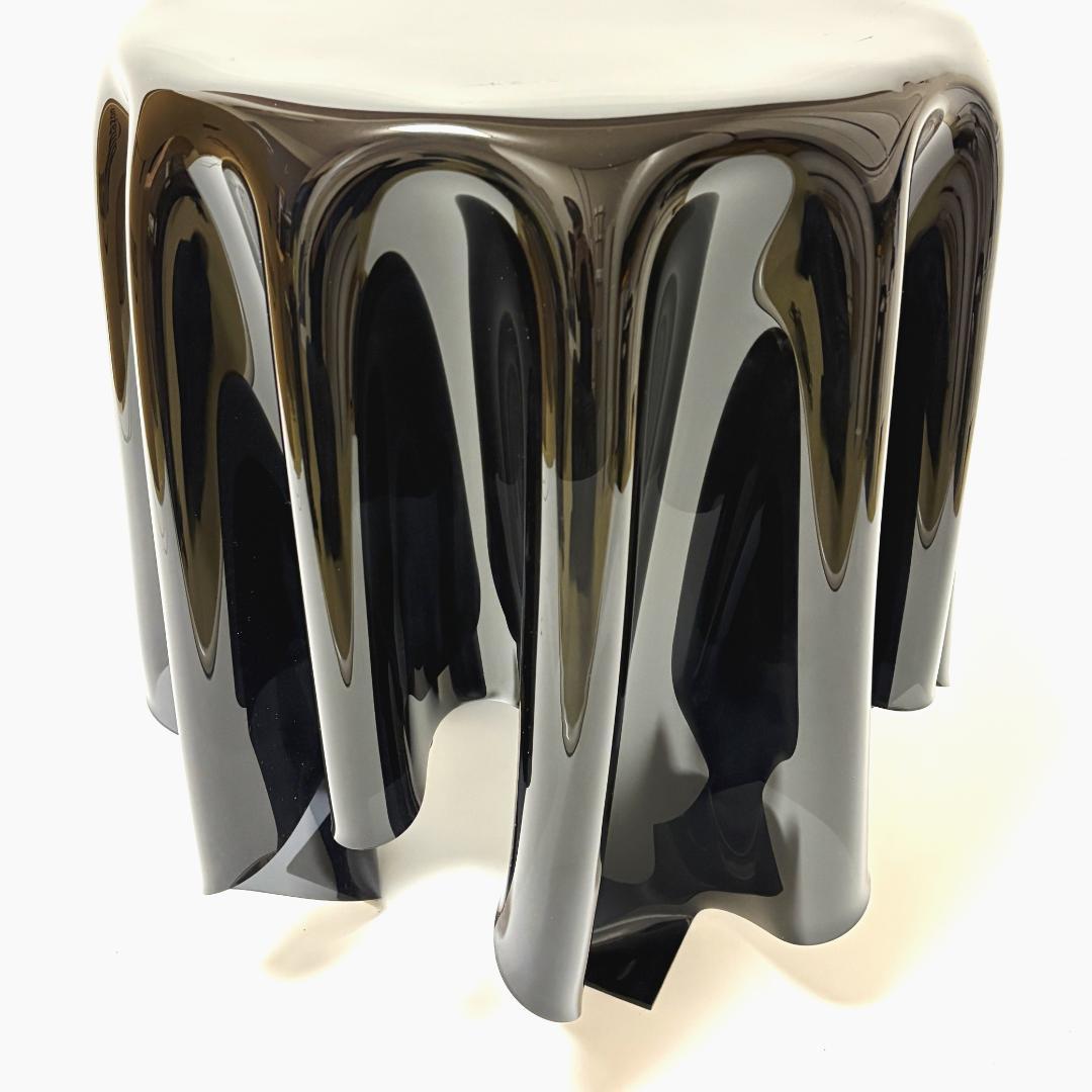 【美品】essey エッセイ イリュージョン サイドテーブル ブラック